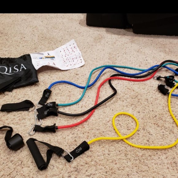 Resistance Bands Set, Exercise Bands with Handles, - Picture 7 of 7